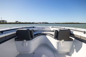 Yellowfin 36 offshore center console seating