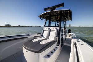 Yellowfin 36 offshore center console seating