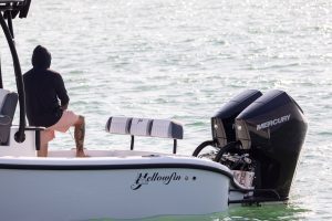 Fishing on the Yellowfin 26 Hybrid Center Console Fishing Boat