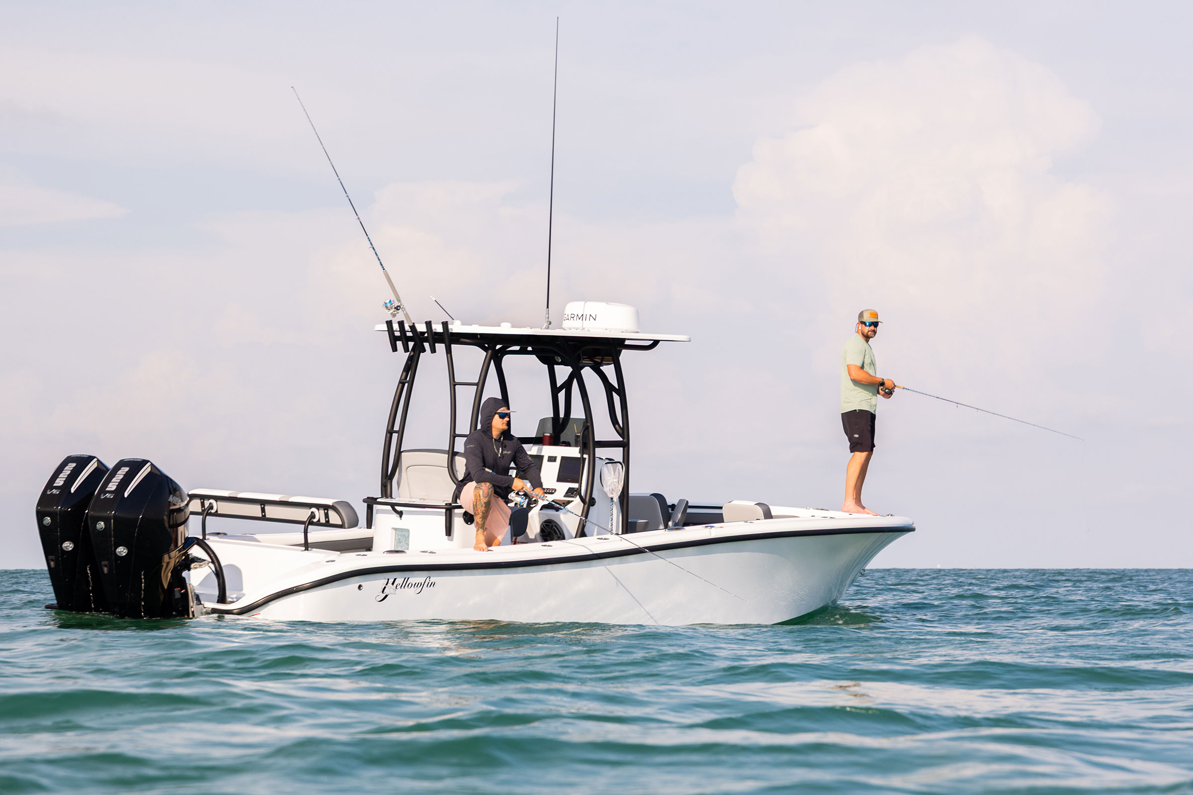 Fishing on the Yellowfin 26 Hybrid Center Console Fishing Boat