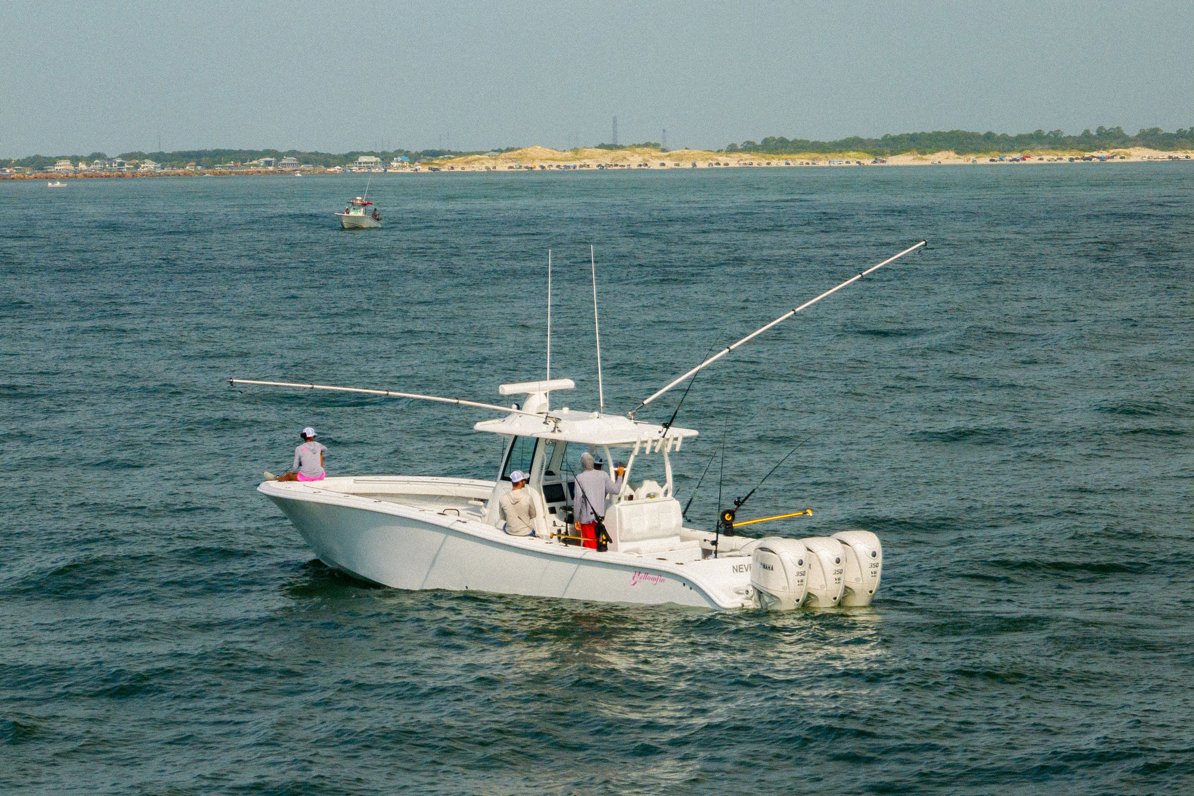 Connie Arias fishing on 36 offshore